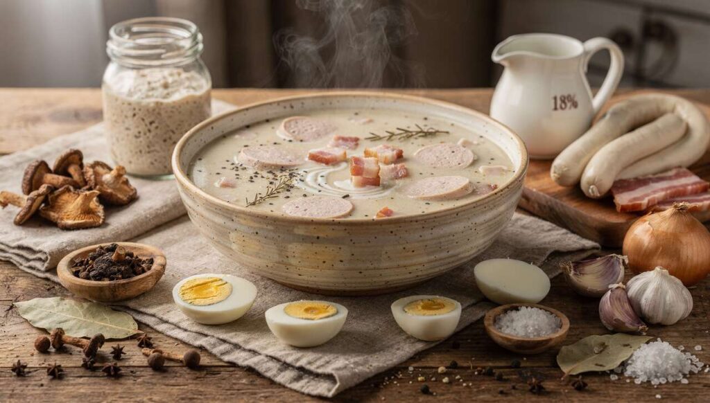 Żurek na zakwasie babci: jeden składnik sprawia, że smak jest głęboki i wyrazisty