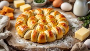 Zawijam białą kiełbasę w ciasto drożdżowe. Na wielkanocnym stole schodzi pierwsza