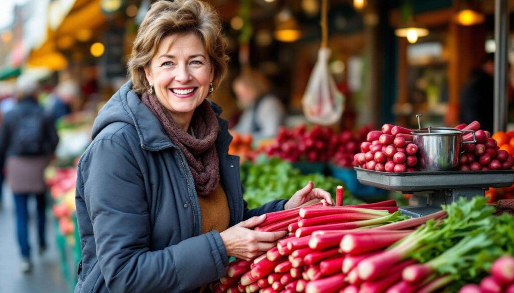 Kupuję rabarbar na targu w marcu i robię z niego kompot. Kosztuje 4 zł za litr!