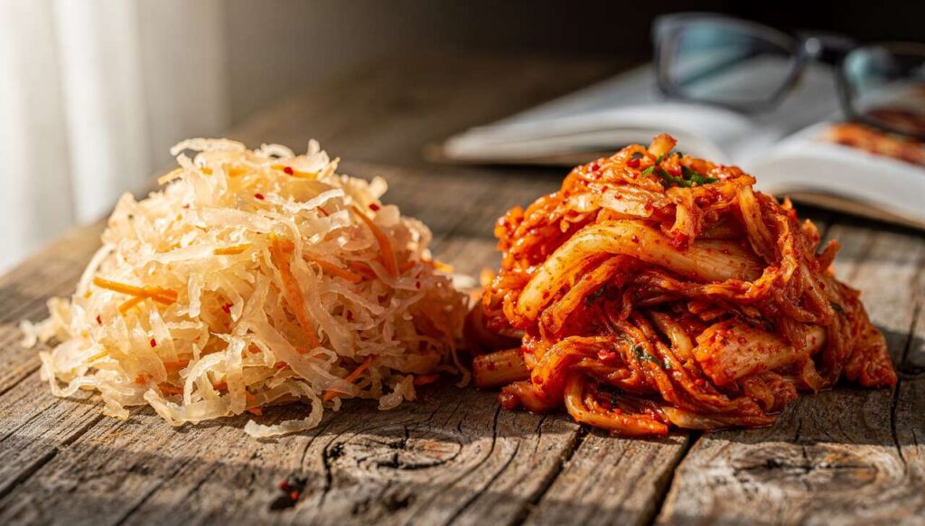 Kapusta kiszona czy kimchi? Gastroenterolog porównuje wpływ na jelita po 50. roku życia