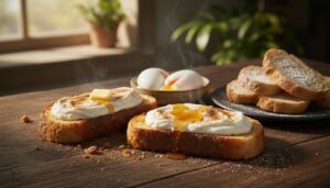 Jogurtowe tosty z patelni – śniadanie, które robi się samo i uzależnia od pierwszego kęsa