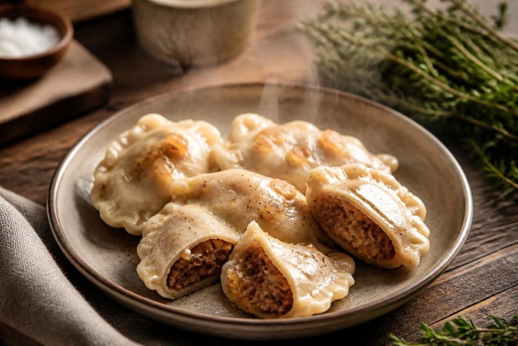 Pierożki a la gołąbki robią furorę. Nawet teściowa poprosiła mnie o przepis